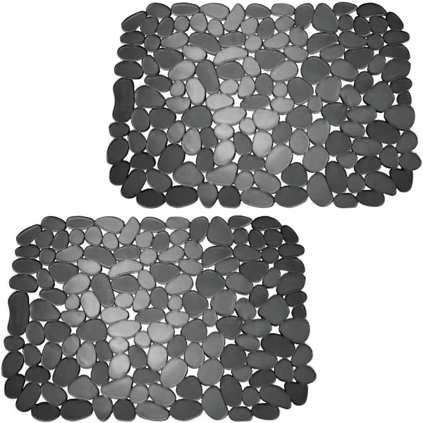 Diskho-skyddsmatta med utskärning (2-pack) - PVC-diskställ - Diskho-skyddsmatta