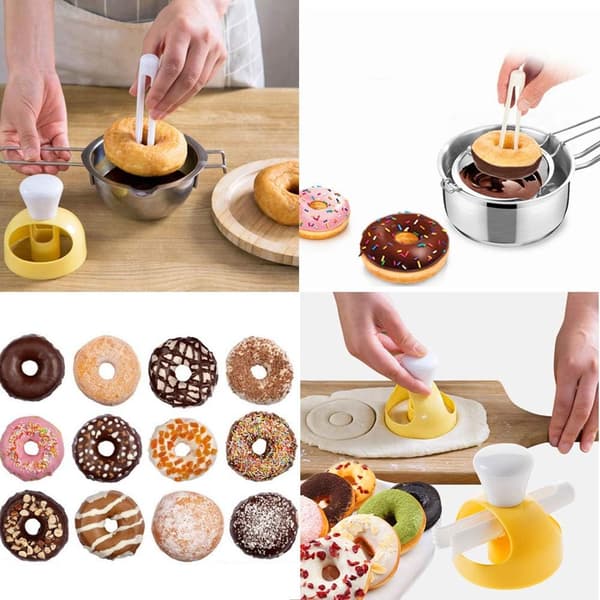 Donut-kutter, form, DIY-donut-kutter, kjeks-stempelform, Donu