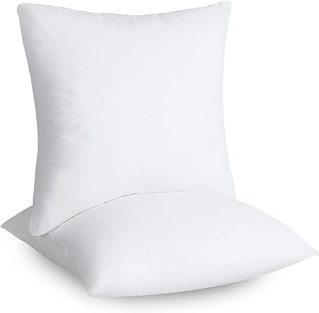 Bäddkudde Kudde (2-pack, Vit) - 45x 45cm Säng och Soffa Pil