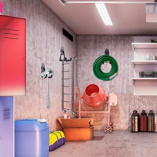 2 st Dubbelväggskrok Garageförvaringskrokar Förvaringssystem ho