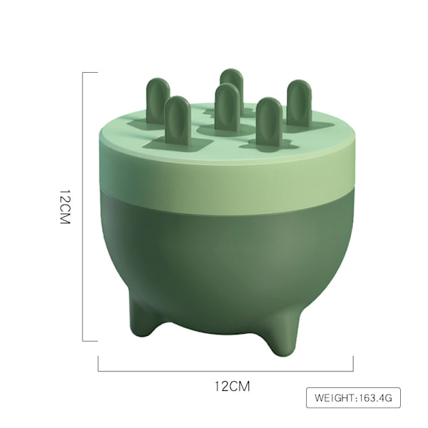 Isform til ispinde, PBA-fri isform, 6-huls plastform til ispinde