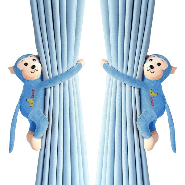 Monkey Curtain Holdbacks Gardin Tieback Cartoon Curtain Spänne T
