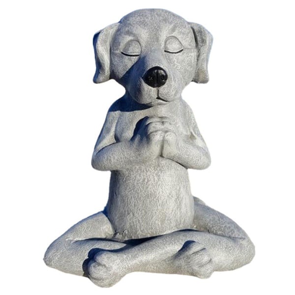 Mediterende hundestatue Buddha - Top Collection Tranquility and Pea