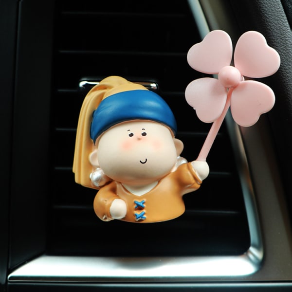 Pearl Girls Car Air Freshener Vent Clip - Cute Diffuser Car Air F