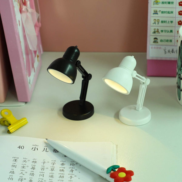 LED Mini Bordlampe Fold-able Natt Leselampe for Hjem R