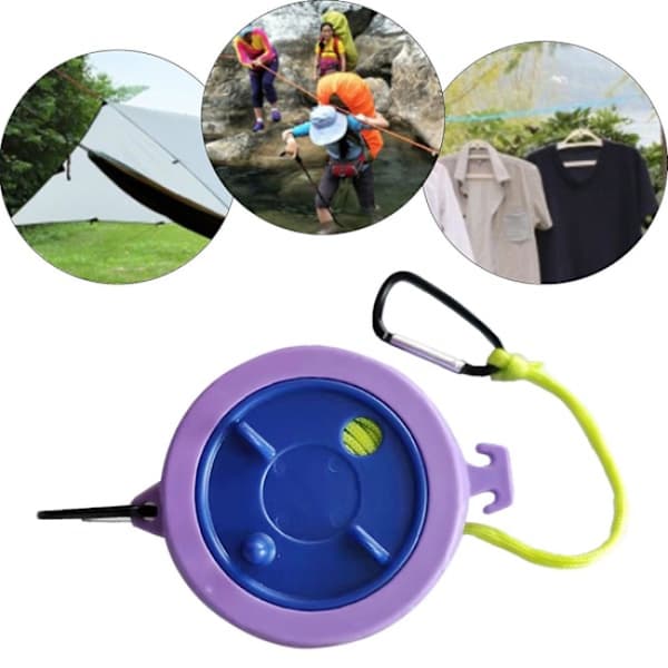 Campingklær Retractable Clothesline For Bathroom Hiking