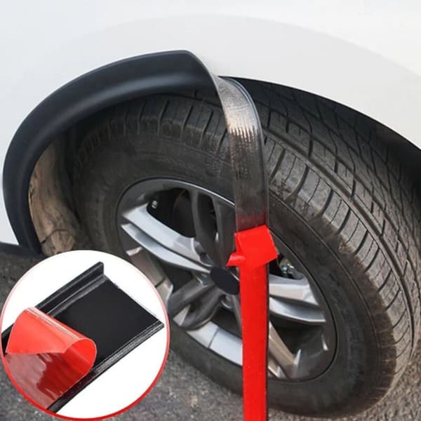 1,5 m Universaalit Mudguards Flaps Auton Pyöränkaarien Mud Flaps Laajennukset B