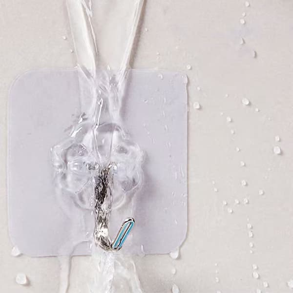 Adhesive Hook for Hanging Heavy Wall Hook 44 lbs Self Adhesive Ad