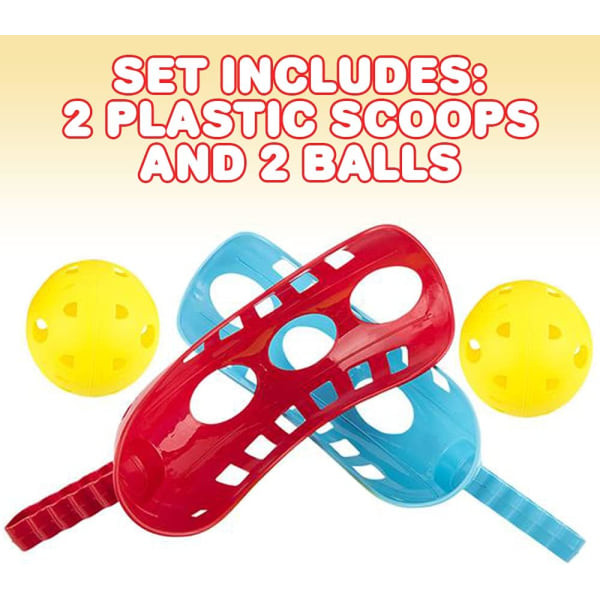 Scoop and Toss Games, Outdoor Lawn Games for Kids and Adults, Dur