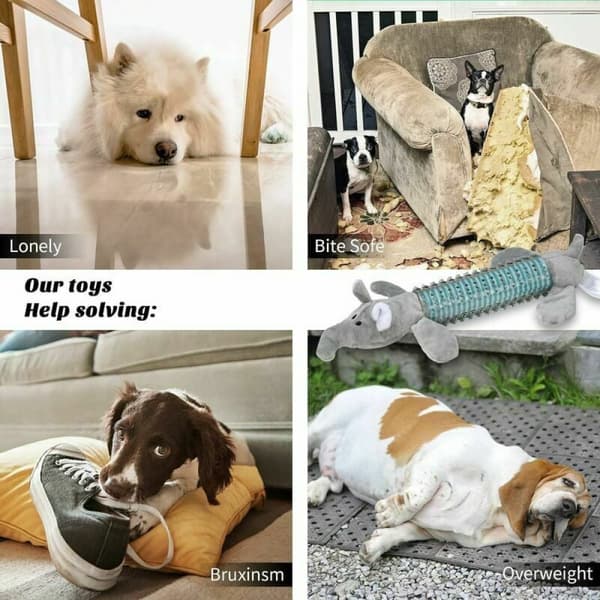 Plush Hundeleksaker, O förstörbara Gummispelsaker för Valpar, Små