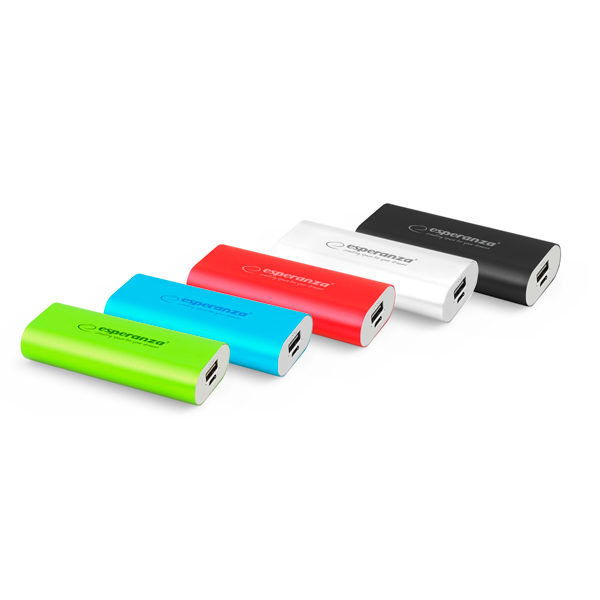 POWERBANK HADRON 4400MAH GRÖN 3-pack