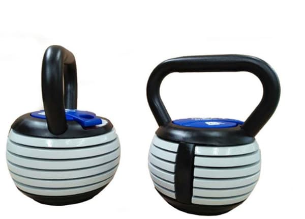 Kettlebell 18kg Justerbar Grå grå