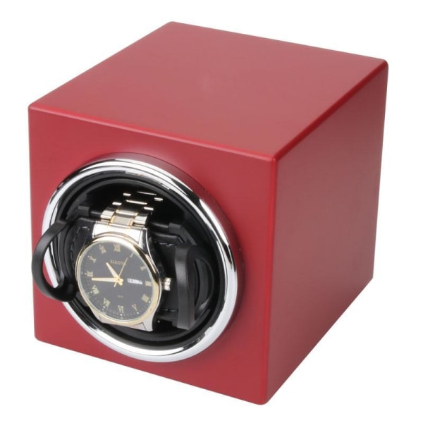 Lyxig Singel Watch Winder för 1 klocka Flera färger - Röd Röd