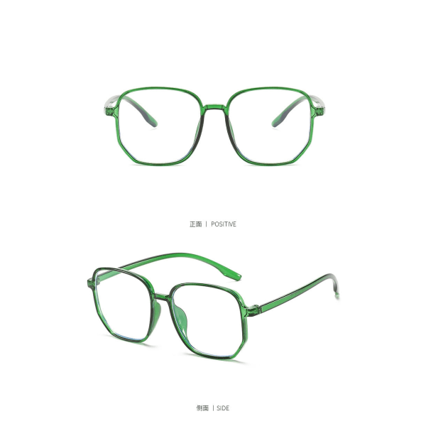 Bluelight Anti blåljus datorglasögon - Grön fashionmodell Grön