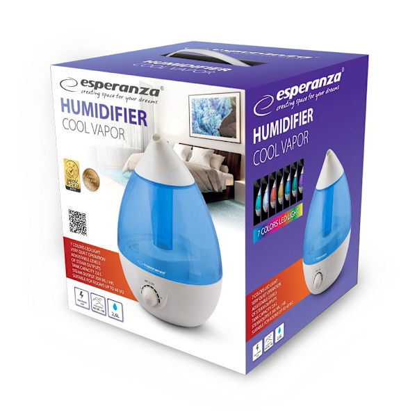 LUFTFUKTARE COOL VAPOR 2,6L EHA005 + 4 DOFTOLJOR