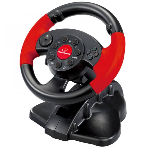 GAMING STEERING WHEEL PC/PSX/PS2/PS3 USB HIGH OCTANE 1820 Fyndiq