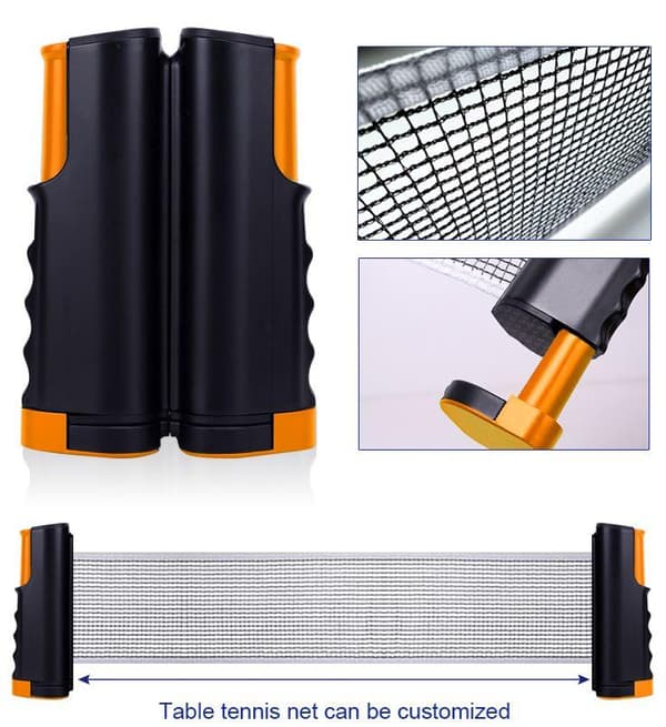 Pingisset - nät, 2st rack och 6 bollar