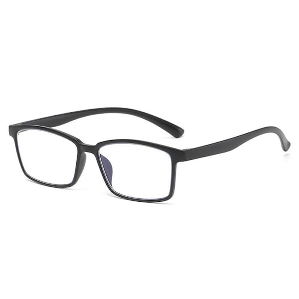 Läsglasögon +1,0 - +3,0 svart fyrkantig båge Black Styrka +2,0