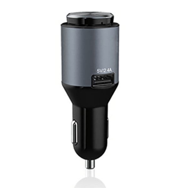 Bluetooth headset med praktiskt laddare via cigguttaget Silver
