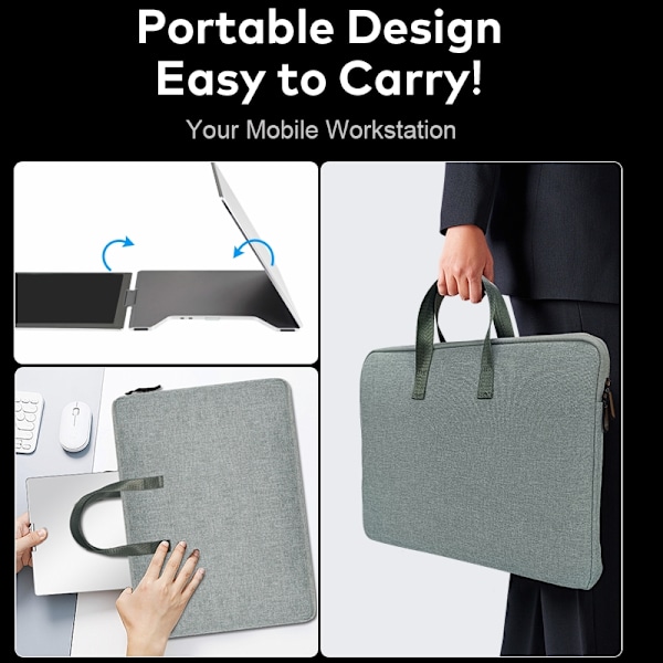 Tri-Screen  S688 portable monitor 14"