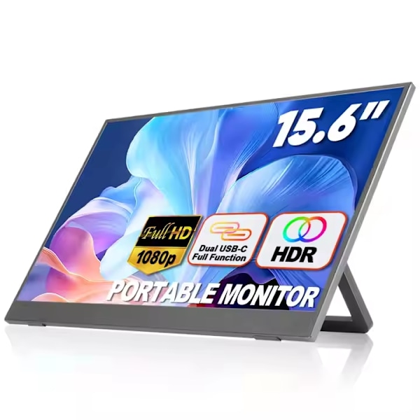 S27a-3 portable monitor 15,6" med inbyggt stöd