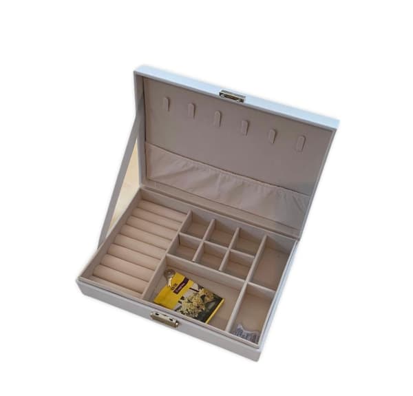 Juvelbox  3 färger Vit