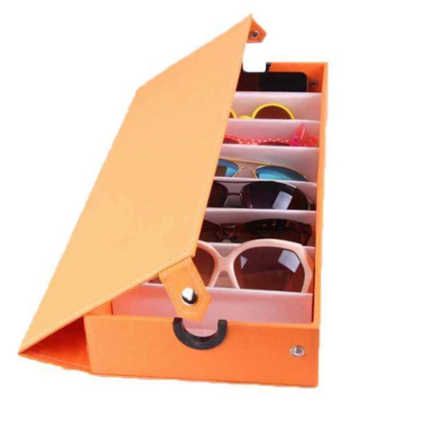 Glasögonförvaring 8st - flera färger Orange