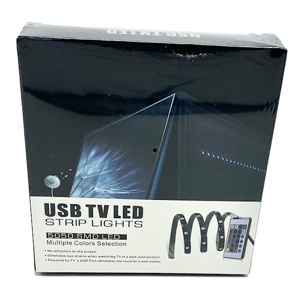 dPlaze DeLuxa LEDkit för TV - 2x70cm + 2x110cm LED strip  USB RGB