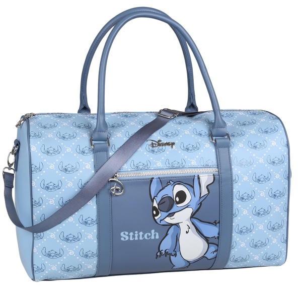 DISNEY Stitch Blå resväska, resväska 45x28x19cm