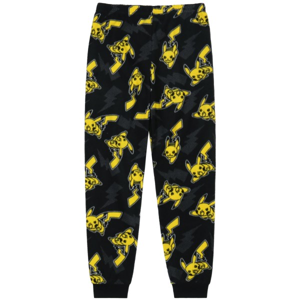 Pikachu Pokemon Polar Pojke Pyjamas, Grå-Svart 116 cm