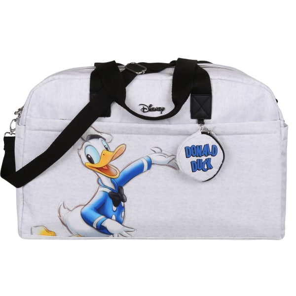 Donald Duck Disney Grey melange resväska stor, rymlig 53x17x32 cm