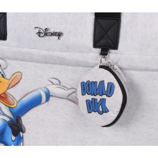 Donald Duck Disney Grey melange resväska stor, rymlig 53x17x32 cm