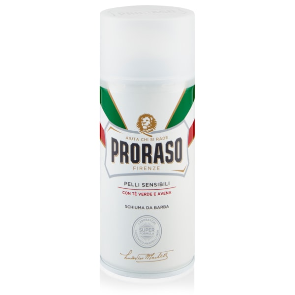 Proraso - Rakskum för känslig hud med Aloe och grönt te 300ml