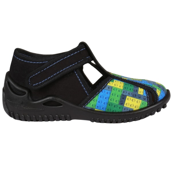 Färgglada Velcro Pojk Sneakers/Tofflor Tymon ZETPOL 26