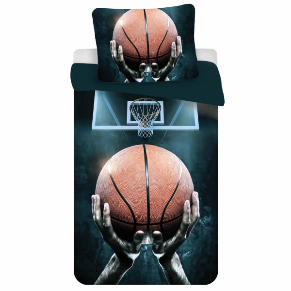 Basketboll Bomullsängkläder, Sängkläder för pojkar 140cm x 200cm OEKO-TEX