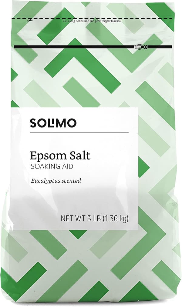 Amazon Basics Epsom Salt Soaking Aid Lavendel och Eukalyptusdoft (3 pund vardera)