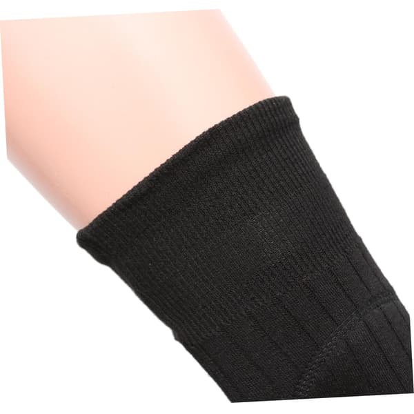 1 par tjocka knävärmare i ull för andningsbar elastisk knästöd Unisex design för utomhusaktiviteter Svart slumpmässigt innerfoder