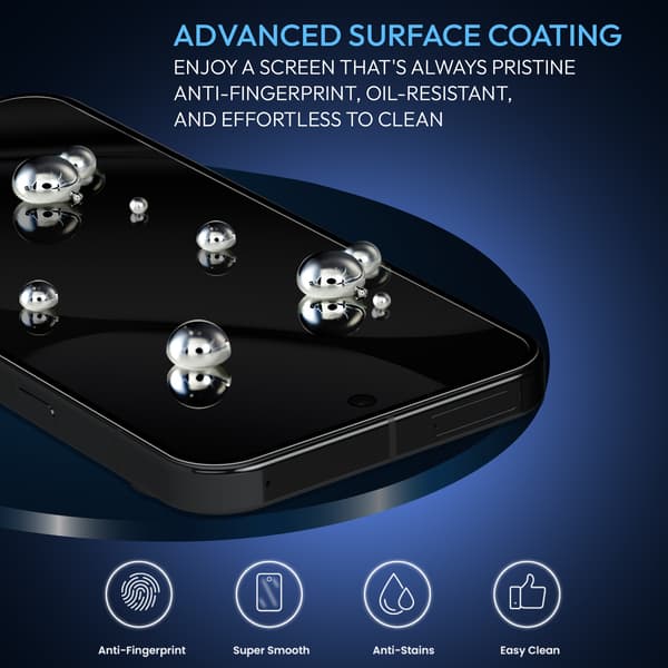 2-pack Google Pixel 10 Pro XL Sekretess Skärmskydd - Härdat Glas 9H - Superkvalitet 3D