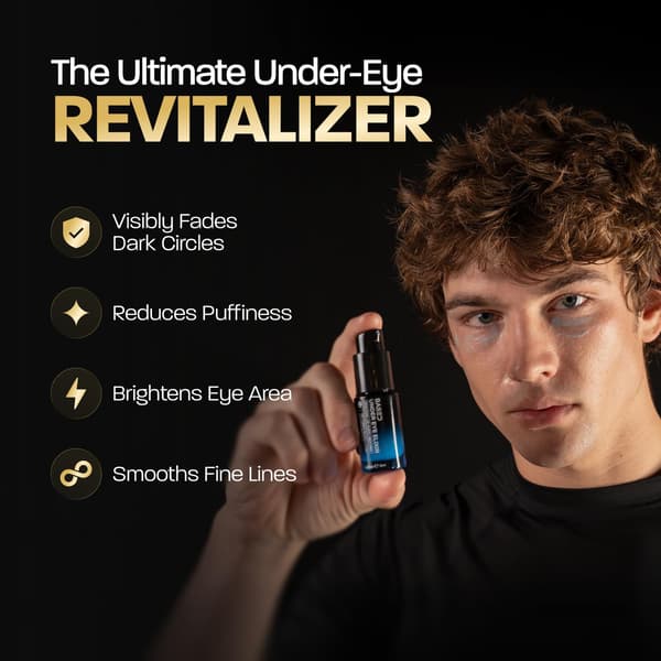 Under Eye Elixir, återfuktande och uppfriskande formula, enkel. Effektiv. Baserad. 0,5 fl oz, 1-pack