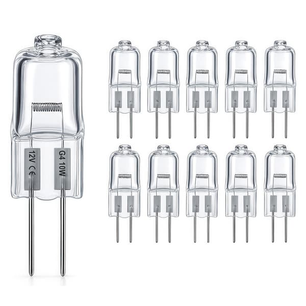 G4 Halogenlampor / Glödlampor - Varmvit - Halogen 10W (10-pack)