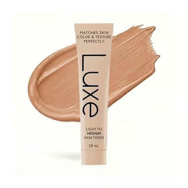 Luxe fargeendrende foundation matcher hudtone og tekstur perfekt 30ml Medium