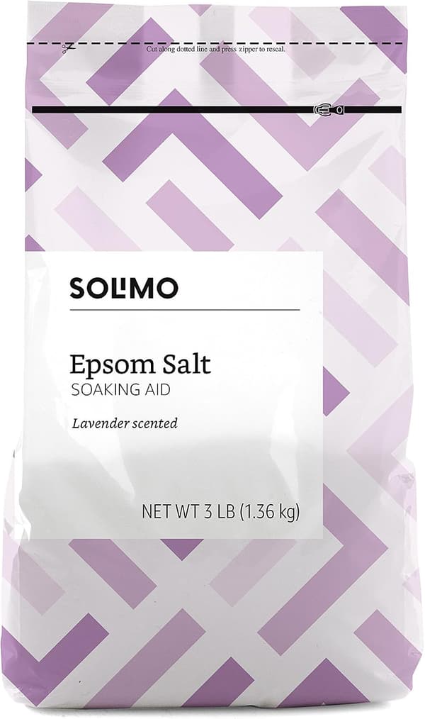 Amazon Basics Epsom Salt Soaking Aid Lavendel och Eukalyptusdoft (3 pund vardera)