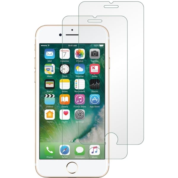 2-pack härdat glas för iPhone 7/8