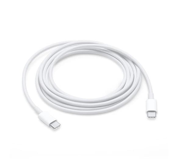 iPhone 15/16/17-kompatibel snabbladdare USB-C till USB-C-kabel - 1m Vit