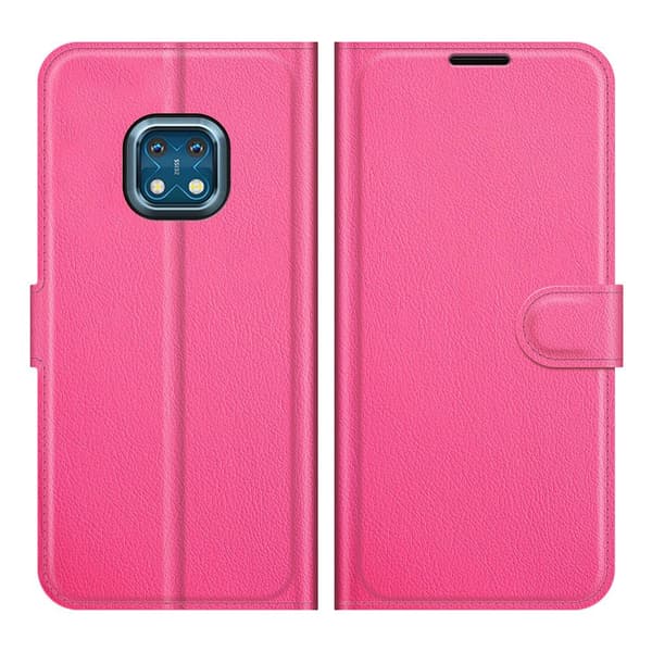 Nokia XR20 deksel litchi-skinn rosa