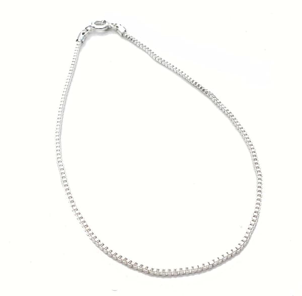 Silverpläterad fotlänk 24cm