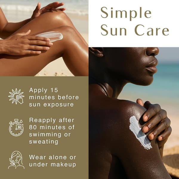 Black Girl Sunscreen SPF 30 Sollotion för Ansikte & Kropp - 59 ml (2-pack)