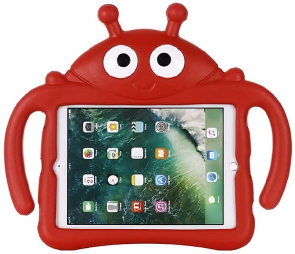 Nyckelpiga barnfodral, iPad Pro 9.7/iPad 9.7 (2017-2018), röd röd
