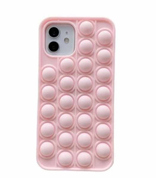 iPhone 11 / iPhone XR Skal - Pop it Fidget Bubbles Rosa