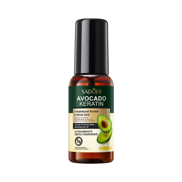 Avokadoolja Keratin Glänsande Närande Hårolja 60ml